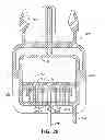 Fig. 19 - Reversibly engaged force-controlled buckle and pelvic ring support device incorporating such a buckle