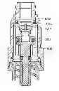 Fig. 01 - Closed male luer device for use with needleless access devices