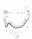 Fig. 03 - VENTILATED EYE SHIELD FOR SKI HELMET