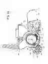 Fig. 06 - Vacuum cleaner base assembly and air passage system
