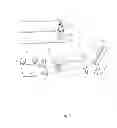 Fig. 04 - Linear center rail structure for sliding door