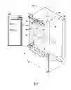 Fig. 06 - Utility routing for a door-mounted icemaker