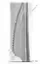Fig. 01 - Disposable plastic knives with serrated cutting edge
