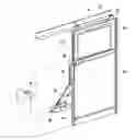 Fig. 01 - Sliding door device for vehicle with pressure sensing unit and sealing unit