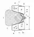 Fig. 01 - Impact absorbing device for vehicle