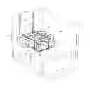 Fig. 01 - Storm water vault having an articulated floating screen filter system