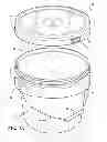 Fig. 03 - PLASTIC CONTAINER WITH DOUBLE LOCK LID AND TEAR BAND