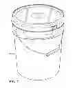 Fig. 08 - PLASTIC CONTAINER WITH DOUBLE LOCK LID AND TEAR BAND