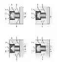 Fig. 09 - Recessing and capping of gate structures with varying metal compositions