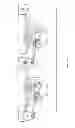 Fig. 07 - Central hanger brackets and equalizers for tandem suspension