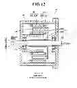 Fig. 13 - Multi-gap type rotary electric machine including inner and outer stators and a rotor with inner and outer magnets