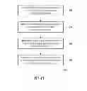 Fig. 43 - Pixel cell and its method for applying voltage generated in a photosensor to a gate capacitance and alternately resetting the applied voltage