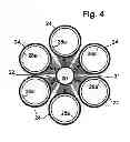 Fig. 06 - SELF-SUSTAINING ELECTRIC-POWER GENERATOR UTILIZING ELECTRONS OF LOW INERTIAL MASS TO MAGNIFY INDUCTIVE