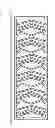 Fig. 01 - Lateral electric field type liquid crystal display device having non-uniform spacings between two electrodes