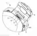 Fig. 01 - Wristwatch provided with an electrical connector