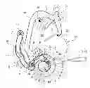 Fig. 01 - Mechanism for driving an indicator for a timepiece