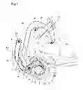 Fig. 02 - Mechanism for driving an indicator for a timepiece