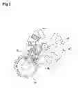 Fig. 09 - Mechanism for driving an indicator for a timepiece