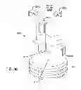 Fig. 28 - Co-fired hermetically sealed feedthrough with alumina substrate and platinum filled via for an active implantable medical device