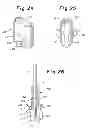 Fig. 14 - Instruments and method for preparing an intervertebral space for receiving an artificial disc implant