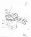 Fig. 04 - Device for spiral cutting fruit and hard vegetables