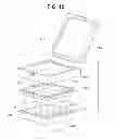 Fig. 11 - Compact Case With Cake Retention Pan