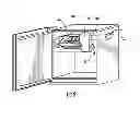 Fig. 12 - Clear ice maker with warm air flow