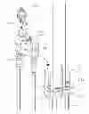 Fig. 01 - Arrangement in a hose connection between a wellhead and a surface installation