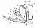 Fig. 01 - LUGGAGE WITH A STRUCTURE TO ACCOMMODATE A COMPUTER