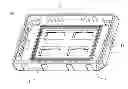 Fig. 01 - Packing box for liquid crystal display panel and waterproof structure thereof