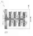 Fig. 43 - Carbon based nonvolatile cross point memory incorporating carbon based diode select devices and MOSFET select devices for memory and logic applications