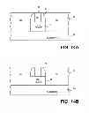 Fig. 11 - Method for reducing size and center positioning of magnetic memory element contacts