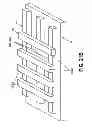 Fig. 19 - Method for reducing size and center positioning of magnetic memory element contacts