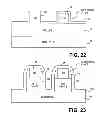 Fig. 20 - Method for reducing size and center positioning of magnetic memory element contacts