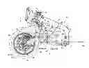 Fig. 01 - Front wheel supporting structure for straddle-type vehicle