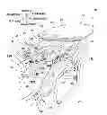 Fig. 01 - Rear portion structure for saddle type vehicle
