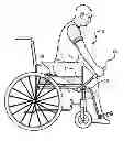 Fig. 01 - Height adjustable wheelchair seat