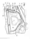 Fig. 04 - Truck bed panel attached to door hinge mounting plate