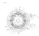 Fig. 08 - Magnetic gear device having a plurality of magnetic bodies arranged in a particular configuration