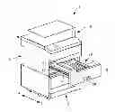 Fig. 01 - Image forming apparatus with locking drawer unit