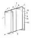 Fig. 01 - Combination cabinet with foldable door