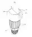 Fig. 01 - LED illumination lamp with heat dissipation unit