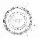 Fig. 01 - Rotating sensing apparatus including a sensing plate with holes and a sensing magnet