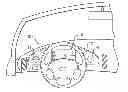 Fig. 01 - PHYSICAL POINTER OVER FLAT DISPLAY VEHICLE INSTRUMENT PANEL