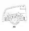 Fig. 02 - PHYSICAL POINTER OVER FLAT DISPLAY VEHICLE INSTRUMENT PANEL