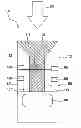 Fig. 01 - Solid state image sensor having a first optical waveguide with one contiguous core and a second optical waveguide with plural cores