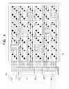 Fig. 05 - Solid-state imaging apparatus with driving lines supplying driving signals through buffers arranged between pixels