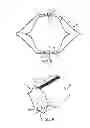Fig. 10 - Feature for inhibiting light stripe between cellular elements in a covering for an architectural opening