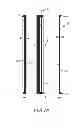 Fig. 14 - Feature for inhibiting light stripe between cellular elements in a covering for an architectural opening