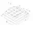 Fig. 01 - LIGHT EMITTING DIODE MODULE WITH HEAT-CONDUCTING POLES
